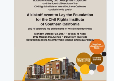 Inland Civil Rights Kickoff Event Annoucement