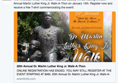 MLK Walk-A-Thon Promotion